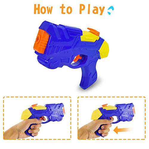 MINGKIDS Top 10 Water Gun Pistol,Summer Gifts for Age 3 4 5 6 7,Squirt Gun Water Spray for Swimming Pool Beach (1 PCS Red)