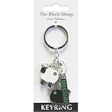 Dublin Gift The Black Sheep Charm Key Ring