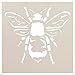 Bee Stencil by StudioR12 | Reusable Mylar Template | Use for Painting Wood, Fabric, Furniture | DIY Shabby Chic, French, Home Decor | Choose Size (6