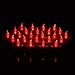 Weanas 24pcs LED Tea Lights Unscented Flameless Candles Flickering Bulb with Timer Replaceable Battery for Seasonal Festival Celebration Christmas Birthday Wedding Party Decoration(Red)