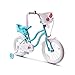 COEWSKE Kid's Bike Steel Frame Children Bicycle Little Princess Style 16 Inch with Training Wheel (16