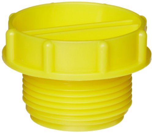 Kapsto GPN 700 7/8 - 9 UNC Polyethylene Screw Plug, Yellow, 7/8 - 9 UNC (Pack of 100)