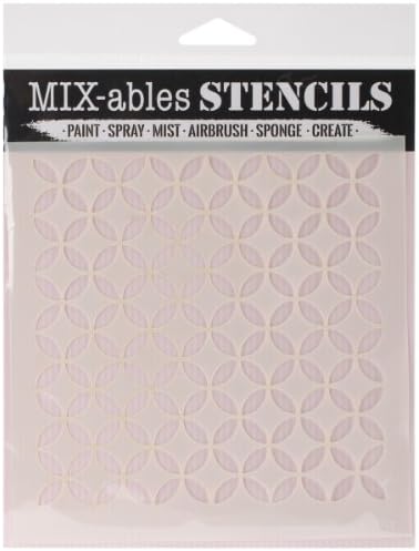 My Favorite Things MIX-ables Stencil, 6 by 6-Inch, Petal Circles