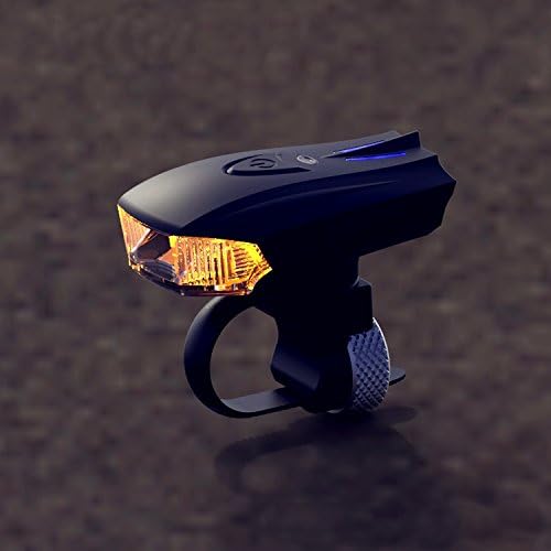 German Standard Smart Sensor Warning Light Shock Sensor LED Front Lamp USB Charging Night Riding