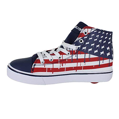 HEELYS Boy's Hustle American Flag (Little Kid/Big Kid/Adult) Blue