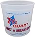Encore Plastics 61086 Mix 'N Measure Plastic Container, 2.5-Quart primary