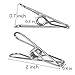 Axe Sickle 36pcs Stainless Steel Wire Clip 2 inch Utility Clip Pins Hanging Clip Office Fastener, Metal Wire Clip for Underwear Socks Drying.