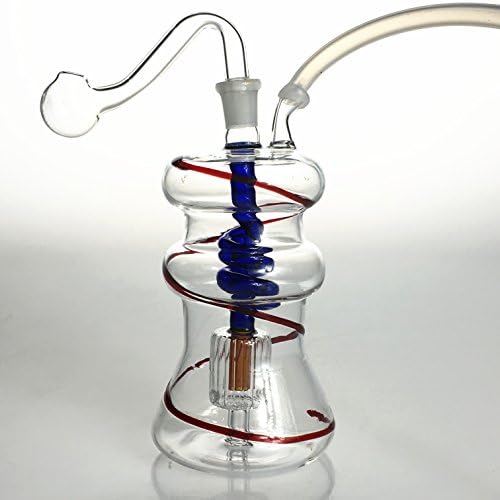 4.84inches Handmade Glass Mini Piece Filter 10mm Joint (dark blue)