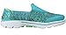 Skechers Performance Womens Go Walk 3 Glisten Walking Shoe,Teal,9 M US