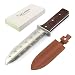 CIELCERA Hori Hori Gardening Knife with Diamond Sharpening Rod, Stainless Steel, 12", Think Sheath, Gift Box, Ideal Gardening Digging Weeding Tool primary