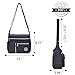 Crossbody Bags for Women,ZYSUN Casual Messenger Purses and Handbags Shoulder Bag (Black-C)