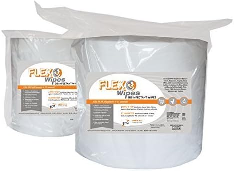 FLEXWIPES Four Refill Rolls Pack 800 Count