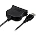 KINGMAS USB to DB25 Pin IEEE-1284 Parallel Printer Adapter Cable, USB Male to RS232 Female