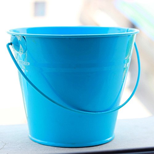 Home Mart Small Iron Bucket Small Metal Buckets Mini Metal Bucket Tin Candy Box Buckets
