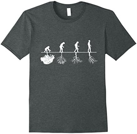 Mens Deep Evolution t-shirt Large Dark Heather