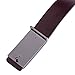 Vbiger Business Leather Belt for Men Matte Black Plaque Buckle (43.3 inches, Black)
