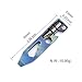Titaner Titanium Multitool Pry Bar Bottle Opener Screwdriver Wrench Tool EDC Gear Keychain Tools (Blue)