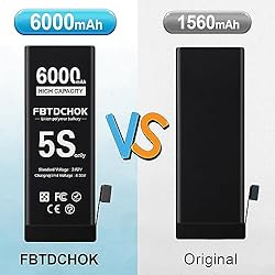 FBTDCHOK 6000mAh Upgraded Replacement Battery