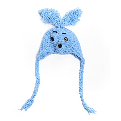Elee Baby Bunny Rabbit Handmade Hat Beanie Winter Warm Earmuff Scarf Hats