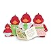 Li'l Woodzeez Tailfeather Cardinal Family with English Storybook
