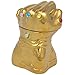Marvel Avengers Infinity Gauntlet Cookie Jar - Gold with Infinity Stone Accents - Ceramic - 9 In Tall
