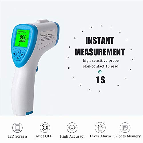 No Touch Digital Thermometer Medical Koogeek Infrared Forehead