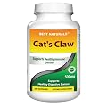 Best Naturals Cat's Claw Capsule, 500 mg, 120 Count