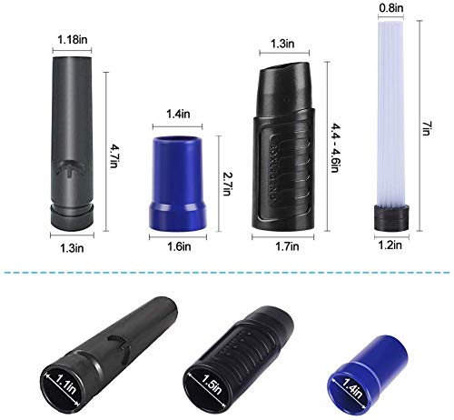 BoxLegend Universal Vacuum Cleaner Duster Cleaning Tool Vacuum Attachment Remover Attachment Dust Brush Tubes for Car, Pets, Corners, Air Vents, Keyboard - Thumbnail 5