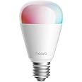 Aqara Thread/Zigbee Smart LED Light Bulb T2 E26, Tunable White (2000K-9000K), RGB Color Changing Light Bulb with 16 Million Colors, 75W Equivalent, Matter, Works with HomeKit, Alexa, Google & More
