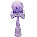 Kaleb USA Full Silver & Purple Metallic Kendama And Extra String
