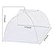 4 Pack of IPOW Pop Up Mesh Screen Umbrella Food Cover Tent,17 Inches Reusable and Collapsible Outdoor Food Cover,Food Protector Tent Keep Out Flies, Bugs, Mosquitoes