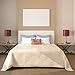 HAITRAL Table Lamps Set of 2 - Vintage Nightstand Lamps, Small Bedside Desk Lamps for Bedroom, Living Room, College Dorm, Kids Room with Metal Base and Fabric Lamp Shade - Dark Red (HT-BTL06-2R)