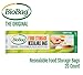 Biobag Resealable Compostable Food Storage Bags, Quart, 20 Count primary