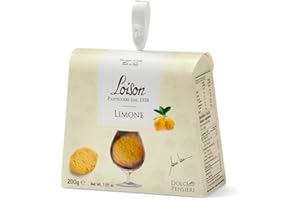Loison. Pasticceri Italian Gourmet Snack Cookies. Lemon Biscuits. 200g (7.05oz)