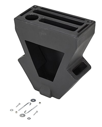 Vestil P-CADDY-BK Black Economical Pallet Truck Caddy, Plastic, 16-1/8" Width x 18-5/8" Height x 8-3/4" Depth