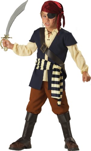 InCharacter Costumes, LLC Big Boys' Pirate Mate Vest Set
