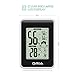 ORIA Digital Hygrometer Thermometer, Indoor Thermometer Humidity Monitor, Temperature Humidity Gauge Meter, with LCD Screen, Min and Max Records, for Home, Office, Room, Black