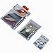 QNINE 100 Pack Anti-Static Bags Set, Include 3 Different Type Reusable Bags and 100pcs Antistatic Labels, Suitable for Different Computer Accessories