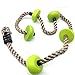 HAPPY PIE PLAY&ADVENTURE HappyPie Four Knotted Climbing Rope with Tree Disc Rope Swing for Kids - Green
