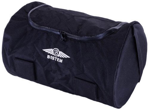 Bestem LGHD-Glide-TRB Black Tour-Pak Rack Bag for Harley Davidson Road King/Glide