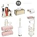 mDesign Metal Modern Tissue Box Cover Decorative Rectangular Facial Tissues Holder for Bathroom, Vanity, Countertop, Bedroom, Night Stand; Holds Tissue Boxes up to 4