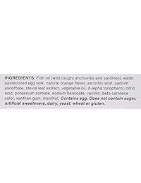 Suplemento de aceite de pescado Coromega Omega-3, porciones individuales de 0.08 oz, paquetes...