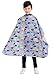 PERFEHAIR Kids Haircut Barber Cape Cover for Hair Cutting,Styling and Shampoo, for Boys - Black Space Printing