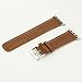 Doboli Compatible with Apple Watch Band 42mm 44mm Genuine Leather Replacement iwatch Bands for Series 4 3 2 1 Brown