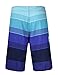 Nonwe Men's Pattern Lightweight Beach Swim Board short 11920 - 32,Blue Stripes