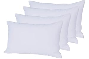 Bedecor Standard Pillow Protector with Zipper 4 Pack,Waterproof Pillow Covers Encasement Smooth Dust Proof with Breathable Holes Allow Air to Circulate