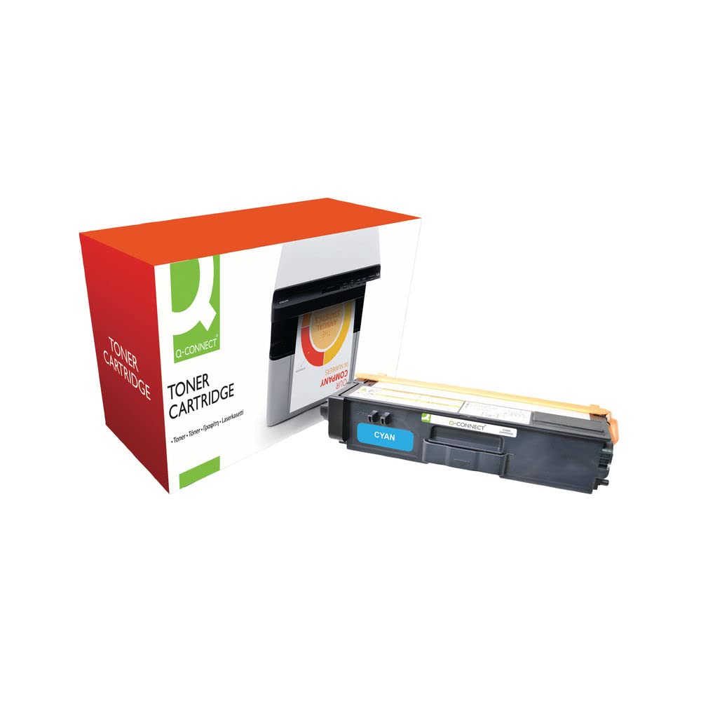 Q-Connect Remanufactured Toner for Brother 4570CDW Cartridge, Cyan