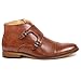 UV Signature UV204 Men's Cap Toe Double Monk Strap Formal Dress Casual Ankle Boots RUN BIG