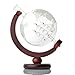 Large Etched Globe Whiskey Decanter with Glass Ship - 30oz (850ml) for Scotch, Bourbon, Rum, Liquor, Wine