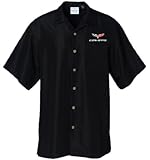 Corvette C6 Logo Chevy Car Camp Hawaiian Club Shirt by David Carey